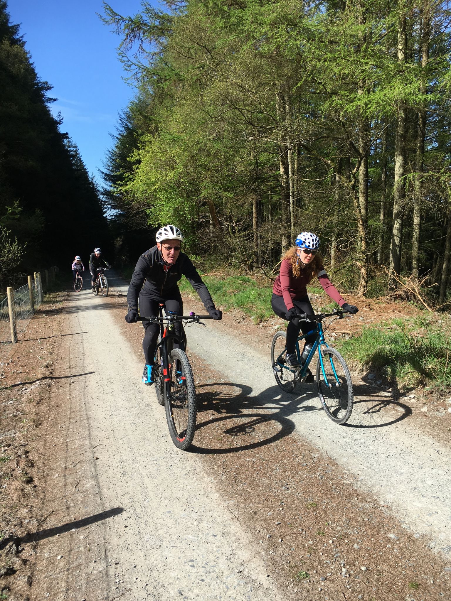 Mountain biking in Spring