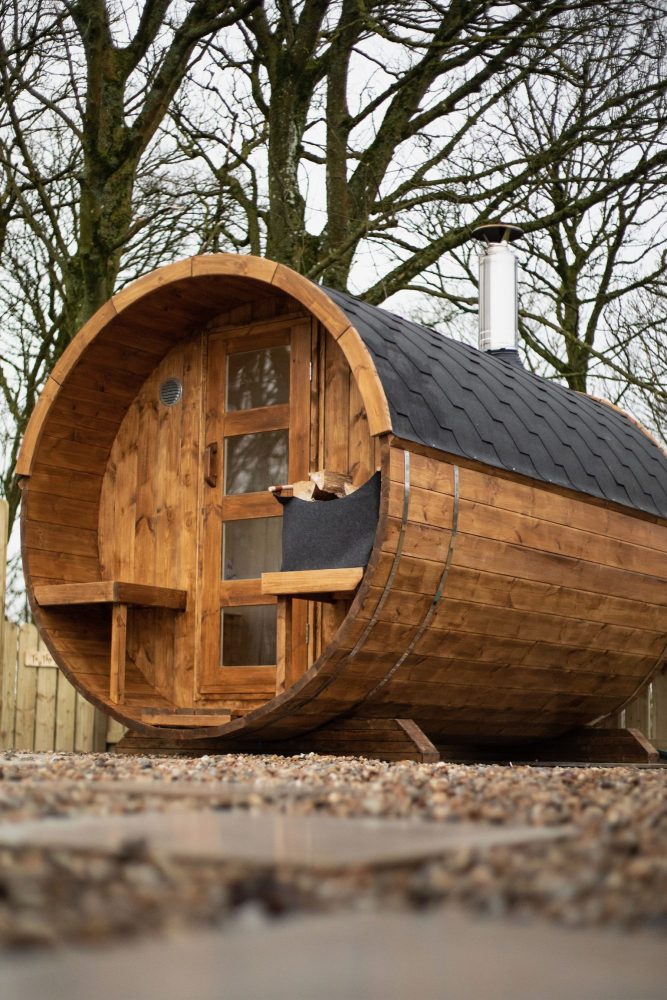 Barrel Sauna at Barend